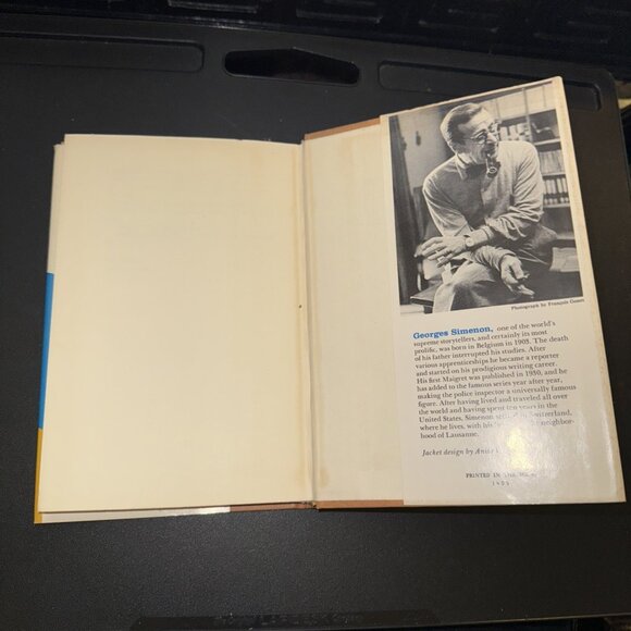 1969 MAIGRET and THE KILLER Georges Simenon Hardcover USA Printing Book Club Ed - Picture 11 of 13